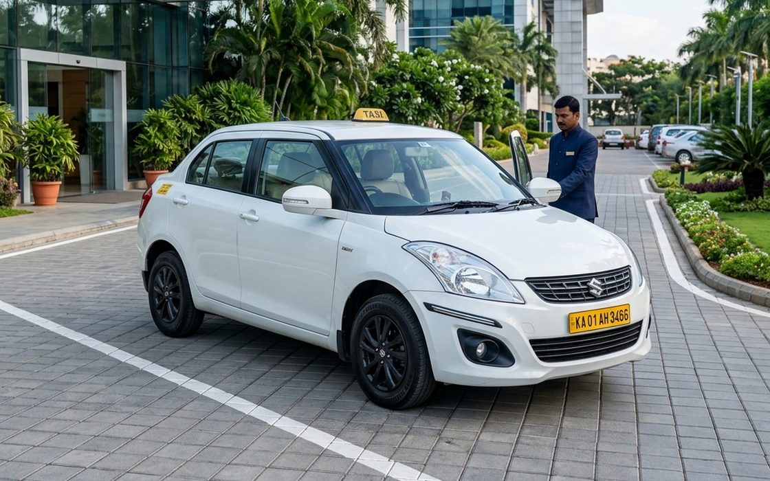 Maruti Swift Dzire corporate cab